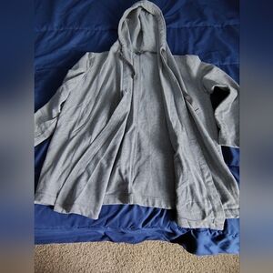 Eddie Bauer Gray Hooded Jacket